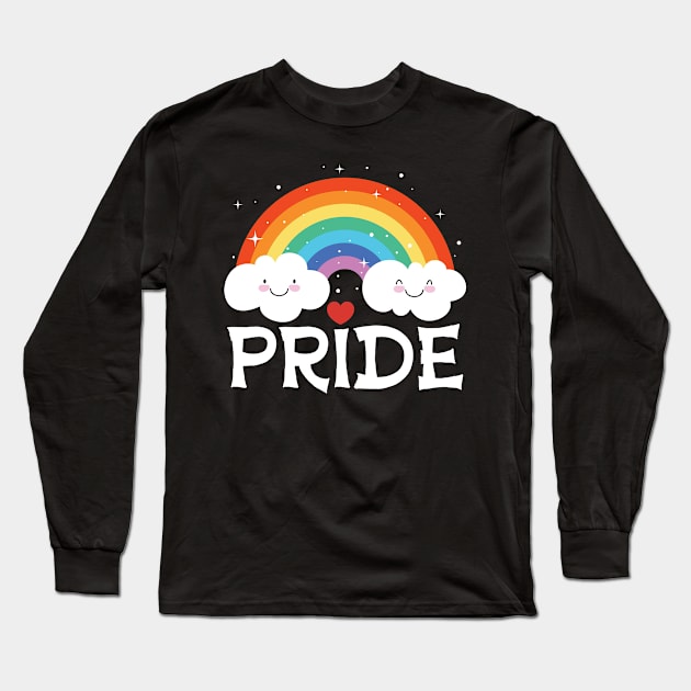 LGBT Gay Pride Month  Pride Rainbow Long Sleeve T-Shirt by Caskara